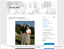 Tablet Screenshot of kinnanblog.wordpress.com