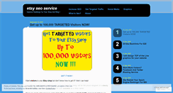 Desktop Screenshot of etsyshopandblogseoservice.wordpress.com