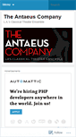 Mobile Screenshot of antaeuscompany.wordpress.com