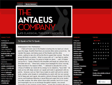 Tablet Screenshot of antaeuscompany.wordpress.com