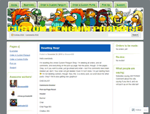 Tablet Screenshot of custompenguinparadise.wordpress.com