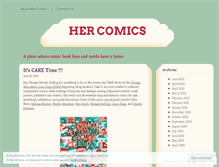 Tablet Screenshot of hercomics.wordpress.com