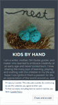 Mobile Screenshot of kidsbyhand.wordpress.com