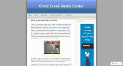 Desktop Screenshot of chetscreekmedia.wordpress.com