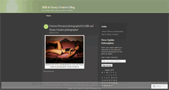 Desktop Screenshot of milkandhoneycreative.wordpress.com