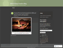 Tablet Screenshot of milkandhoneycreative.wordpress.com