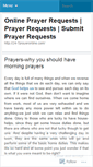 Mobile Screenshot of prayeronlines.wordpress.com