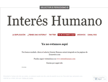 Tablet Screenshot of intereshumano.wordpress.com