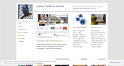 Desktop Screenshot of lemontcenterforthearts.wordpress.com