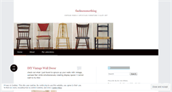 Desktop Screenshot of findmesomething.wordpress.com