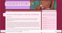 Desktop Screenshot of madisonjoy.wordpress.com