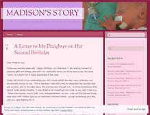 Tablet Screenshot of madisonjoy.wordpress.com