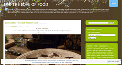 Desktop Screenshot of lovemyfood.wordpress.com