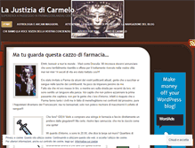 Tablet Screenshot of carmelocalcagno.wordpress.com