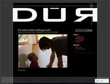 Tablet Screenshot of duerfe.wordpress.com