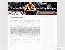 Tablet Screenshot of bodybuildingheiko.wordpress.com