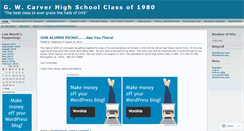 Desktop Screenshot of chsclass1980.wordpress.com