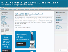 Tablet Screenshot of chsclass1980.wordpress.com