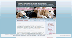 Desktop Screenshot of labradorwelpen.wordpress.com