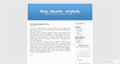 Desktop Screenshot of butydamskie.wordpress.com