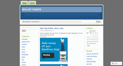 Desktop Screenshot of bulletpointsblog.wordpress.com