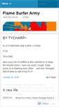 Mobile Screenshot of flamesurferarmy.wordpress.com