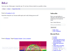 Tablet Screenshot of bobcb518.wordpress.com