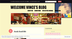 Desktop Screenshot of helloiamvince.wordpress.com