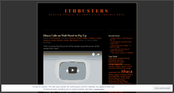 Desktop Screenshot of ithbusters.wordpress.com