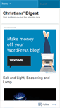 Mobile Screenshot of christiansdigest.wordpress.com
