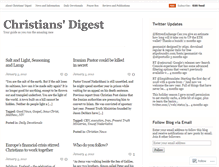 Tablet Screenshot of christiansdigest.wordpress.com