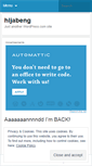 Mobile Screenshot of hijabeng.wordpress.com