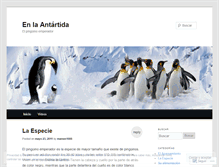Tablet Screenshot of pinguinos2222.wordpress.com