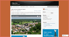 Desktop Screenshot of ciberlive.wordpress.com