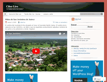 Tablet Screenshot of ciberlive.wordpress.com
