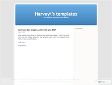 Tablet Screenshot of harveydesigns.wordpress.com