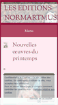 Mobile Screenshot of leseditionsnormartmuse.wordpress.com
