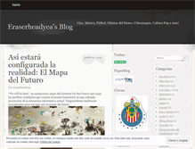 Tablet Screenshot of eraserheadyea.wordpress.com