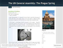 Tablet Screenshot of praguespring.wordpress.com