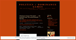 Desktop Screenshot of dominancegamespolitics.wordpress.com