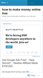 Mobile Screenshot of bestmakemoneyonlinefree.wordpress.com
