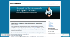 Desktop Screenshot of leisurewealth.wordpress.com