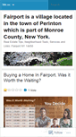 Mobile Screenshot of fairporthomes.wordpress.com