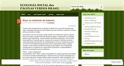 Desktop Screenshot of ecologiasocial.wordpress.com