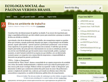 Tablet Screenshot of ecologiasocial.wordpress.com