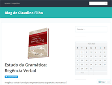 Tablet Screenshot of claudinofilho.wordpress.com