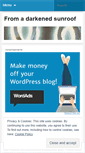 Mobile Screenshot of fromadarkenedsunroof.wordpress.com