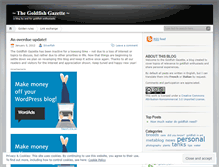 Tablet Screenshot of goldfishgazette.wordpress.com