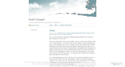 Desktop Screenshot of godsgospel.wordpress.com