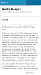 Mobile Screenshot of godsgospel.wordpress.com